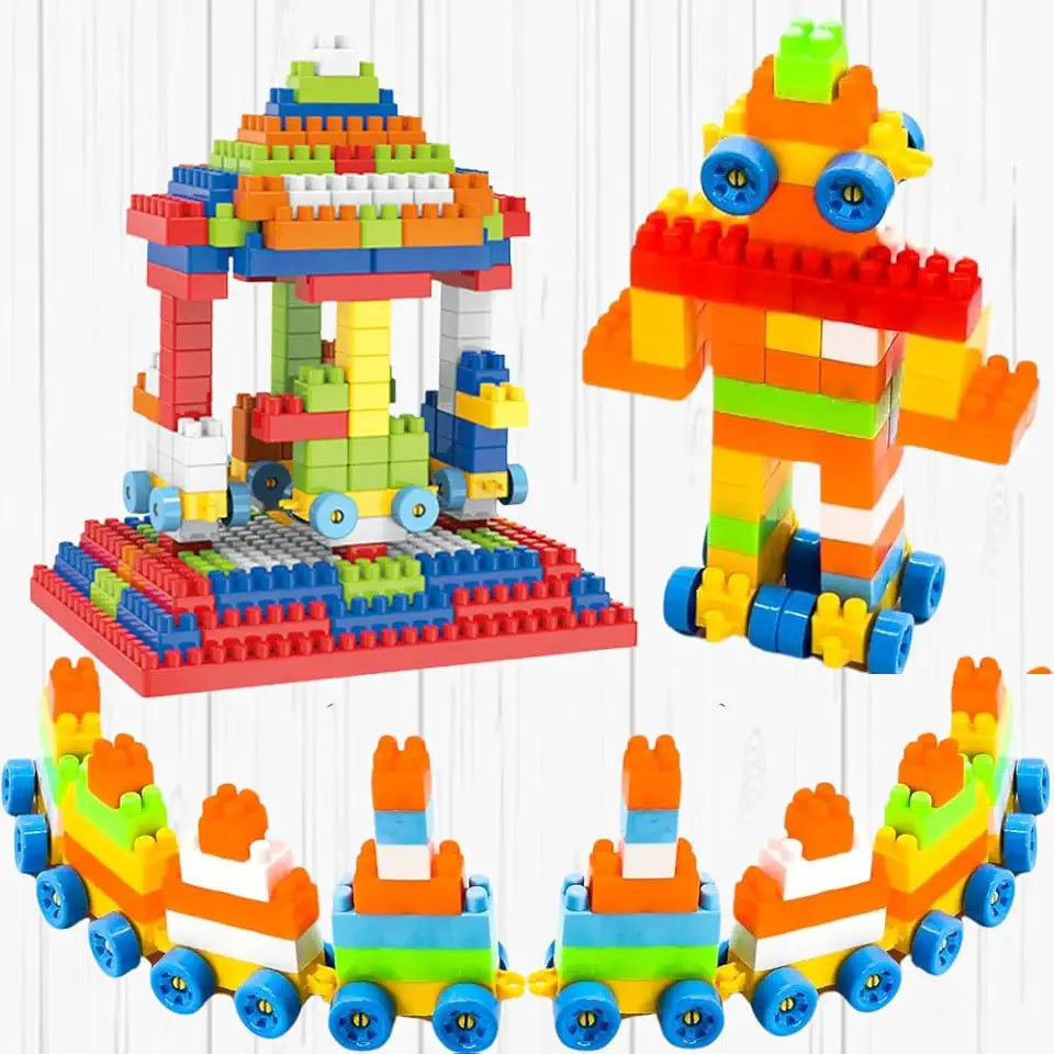 Uryans My Blocks Building Set, Educational Construction Toy with Windmill, Multicolour