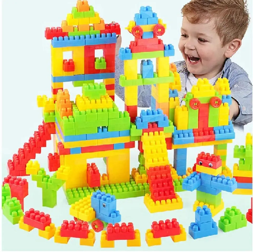 Uryans My Blocks Building Set, Educational Construction Toy with Windmill, Multicolour
