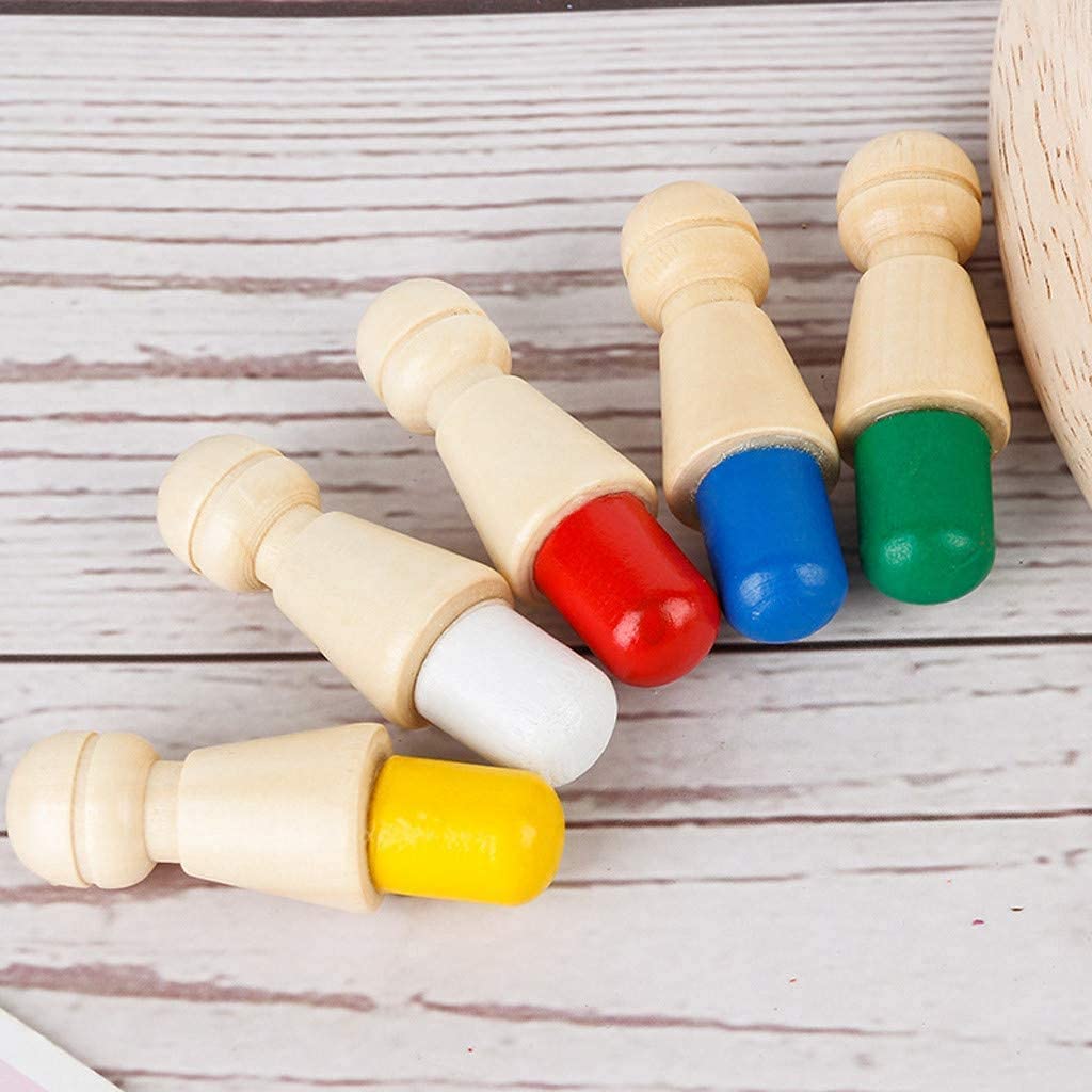 Uryans Wooden Memory Match Stick Chess Game, Colorful Memory Chess, Funny Block Board Game, Early Educational Toy, Brain Training Games