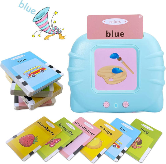 Uryans Talking Baby Double Sided Flash Cards Educational Toys for 3+ Years Old, Cognitive Skills Early Learning Educational Electronic Interactive Montessori Toys, Birthday Gift