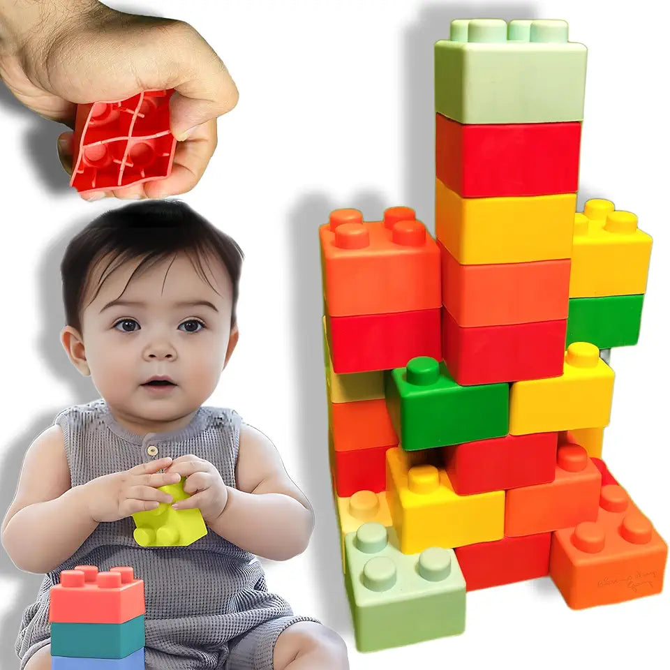 Uryans My Blocks Building Set, Educational Construction Toy with Windmill, Multicolour