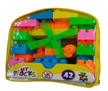 Uryans My Blocks Building Set, Educational Construction Toy with Windmill, Multicolour