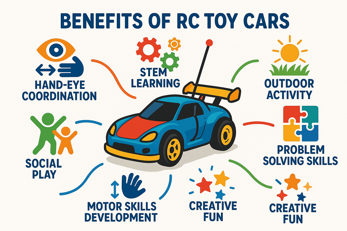 Uryans 2 Pack RC Cars Toys for Ages 3-4 Toddlers|Remote Control Bumper Cars Toys for Boys 6-8 Kids|Birthday Gift for 3 4 5 6 7 8 Year Old Boys & Girls, Multicolour