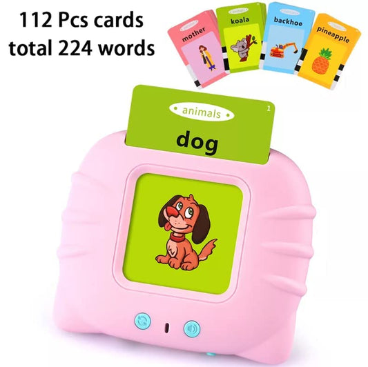 Uryans Talking Baby Double Sided Flash Cards Educational Toys for 3+ Years Old, Cognitive Skills Early Learning Educational Electronic Interactive Montessori Toys, Birthday Gift
