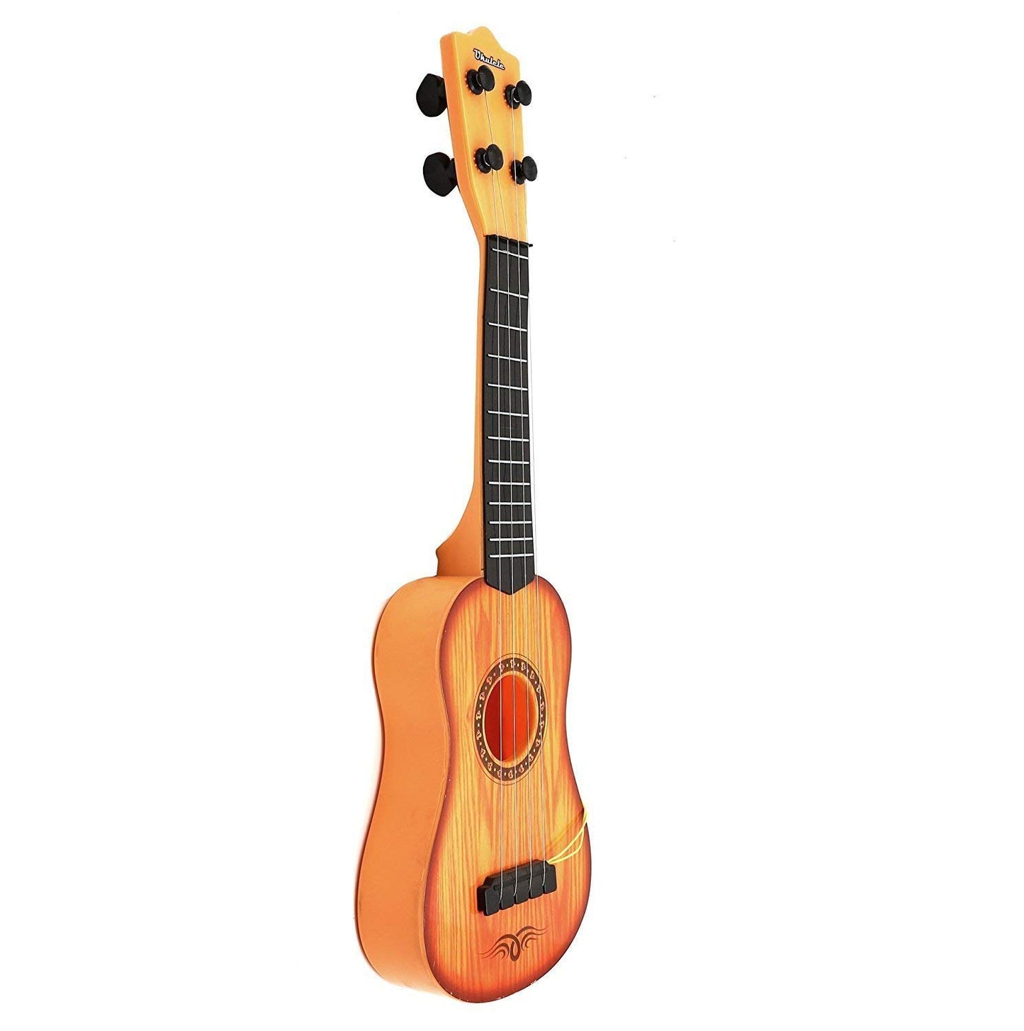 Uryans 4 String Guitar for Kids - 18 Inches Wooden Finish Classical Series Musical Toys for Beginners Kids, Perfect Music Learning Educational Instrument Sound Toy Guitar for Gift & Fun (3-6 Years)