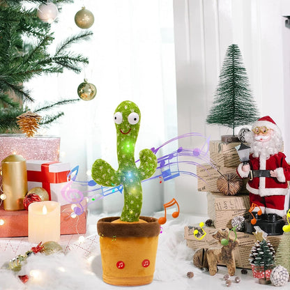 Uryans Rechargeable Toys Talking Cactus Baby Toys for Kids Dancing Cactus Toys Can Sing Wriggle & Singing Recording Repeat What You Say Funny Education Toys for Children