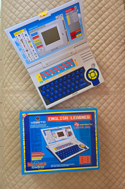 Uryans™ Educational Laptop for Kids (1 Year Warranty) with Mouse 20 games Activity Learning Toy for 2 3 4 5 Years Boys Girls Learn Letters Words Mathematics Music Logic Memory Tool