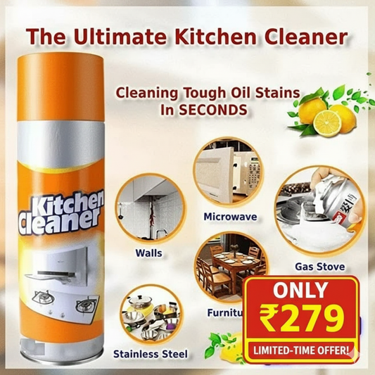 Uryans Multipurpose Bubble Foam Cleaner Kitchen Cleaner Spray Oil & Grease Stain Remover Chimney Cleaner Spray Bubble Cleaner All Purpose Foam Degreaser Spray (500 Ml)
