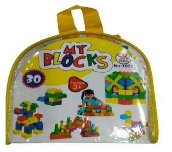 Uryans My Blocks Building Set, Educational Construction Toy with Windmill, Multicolour