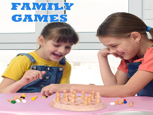 Uryans Wooden Memory Match Stick Chess Game, Colorful Memory Chess, Funny Block Board Game, Early Educational Toy, Brain Training Games